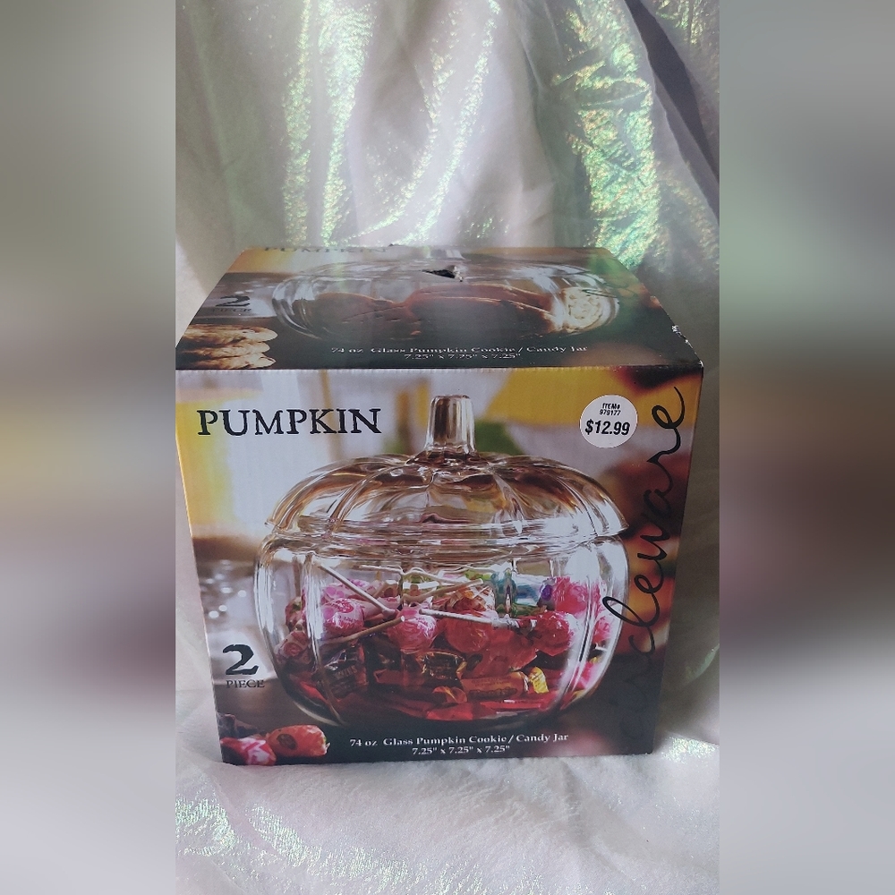 NEW! Glass Pumpkin